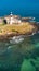 City of Salvador in Bahia. Aerial view. Barra Lighthouse