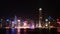 City Scape at night in Honh Kong
