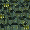 City seamless pattern at night