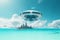 City in the Sky: AI-powered Flying Cities and Spaceships over the Azure Sea