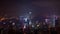 City skyline of Hongkong Night View