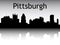 City Skyline of Pittsburgh Pennsylvania