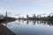 City skyline and River Thames, London, UK