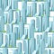 City skyscrapers seamless pattern in blue colors.