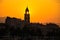 City of Split Riva at sunrise