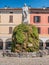 City square in Iseo Village at lake Iseo Italy