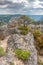 The city of stones, within Grands Causses Regional Natural Park, listed natural site with Dourbie Gorges at bottom