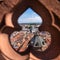 City of Strasbourg France seen through detail on top of the cathedral.