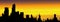 City Sunset-vector