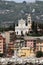 City and temple. Santa Margarita, Italy