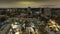 City timelapse at night. Moscow, aerial view. Wide shot, high angle.