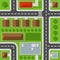 City Top View. Town Map Seamless Pattern. Vector