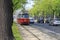 City tram on Wiener Ringstrasse. VIENNA, AUSTRIA