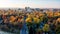 City of trees Boise Idaho skyline in full fall color