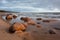 City Tuja, Latvia. Baltic sea with rocks and sand. Travel photo
