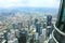 City view from 180 floor Petronas