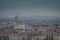 City view from above, cityscape of capital city Croatia, Zagreb