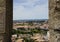 City view from the fortress of Carcassonne