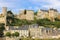 City view and Fortress. Chinon. France