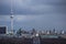 City view from The Golden Angel of the Siegessaeule in Berlin