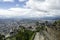 City view from Monserrate hill in Bogota