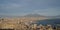 City view of Naples and sea from view point of fortress of Sant`Elmo, Italy