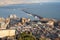 City view of Naples and sea from view point of fortress of Sant`Elmo, Italy