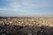 City view of Naples  from view point of fortress of Sant`Elmo, Italy