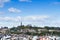 City view on the Old and New Roof Tops and Houses from the Hill,