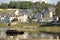 City view and river Vienne. Chinon. France