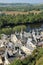 City view and river Vienne. Chinon. France