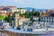 City view in sunny day in Trieste, Italy