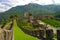 City wall of Bellinzona, Ticino, Switzarland