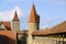 City wall of rothenburg ob der tauber