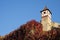 City wall with tower in Bad Wimpfen, Germany