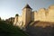 City walls of medieval Provins in France