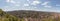 City of Wernigerode as a panorama with a view of Brocken