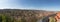 City Wernigerode Panorama with mountain Brocken