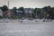 City Yacht Club Marina in Riga. Riga, Latvia - 22 Aug 2022