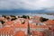 The city of Zadar, Croatia, seen from above