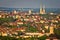 City of Zagreb skyline view