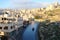 City â€‹â€‹of Bethlehem. Palestine. Landscapes of exotic southern vegetation park areas and city views on a sunny, clear day.