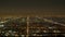 The citylights of Los Angeles by night - aerial view