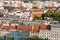 Cityscape aerial - roofs of buildings in Berlin city -