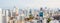 Cityscape aerial, skyline of downtown Panama City -