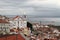 Cityscape of Alfama Lisbon, Portugal buildings