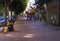 Cityscape of Allenby Street in Tel Aviv Israel