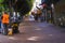 Cityscape of Allenby Street in Tel Aviv Israel