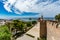 Cityscape of Almeria with the walls of Alcazaba Castle