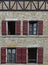 Cityscape architecture of vintage faÃ§ade at Figeac France
